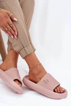 Hot Buty damskie Vinceza Piankowe Klapki Damskie Na Platformie Z Misiem Vinceza 75210 Różowe Różowy