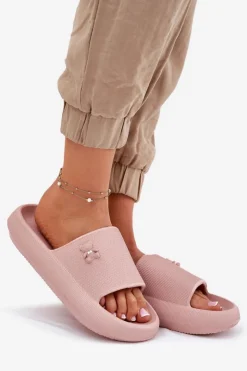 Hot Buty damskie Vinceza Piankowe Klapki Damskie Na Platformie Z Misiem Vinceza 75210 Różowe Różowy