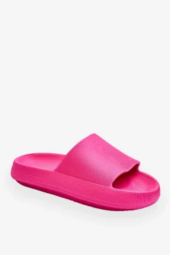 Damskie Boto Piankowe Modne Klapki Na Masywnej Platformie Fuksja Linnea