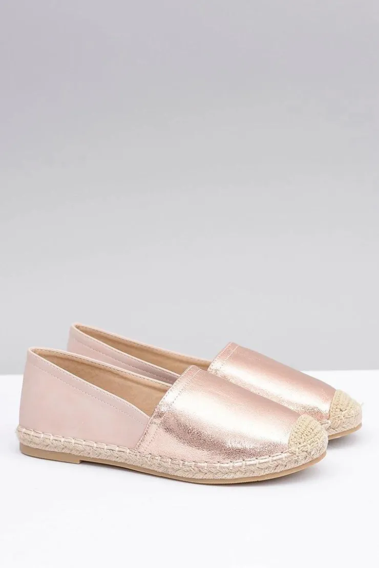 Damskie Boto Różowe Damskie Wsuwane Espadryle Paoli