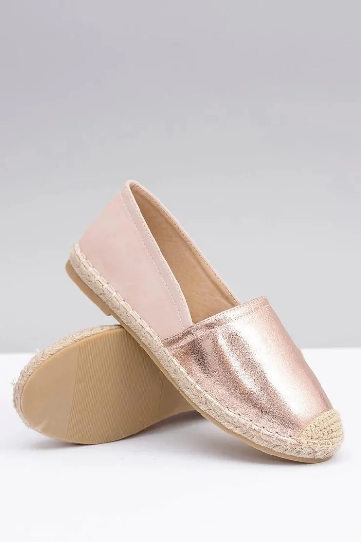 Damskie Boto Różowe Damskie Wsuwane Espadryle Paoli