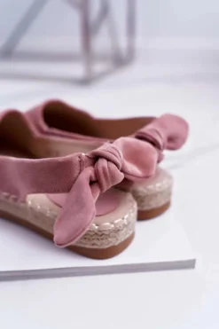 Boto Czarne Espadryle*Różowe Espadryle Damskie Tenisówki Moriente