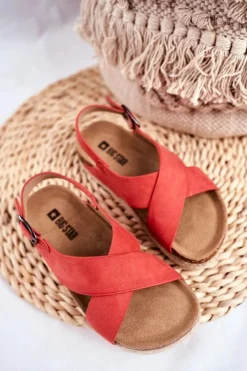 Big Star Shoes Sandałki Dziecięce Big Star Koral FF374171