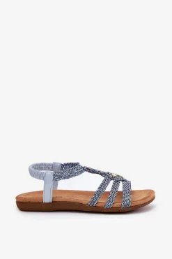 Damskie Artiker Sandały Damski Płaskie Z Plecionymi Paskami 56C1325 e