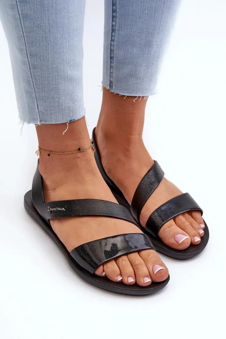 Ipanema Sandały Gumowe|Sandały Płaskie*Sandały Damskie 82429 Vibe Sandal Fem Czarne Czarny