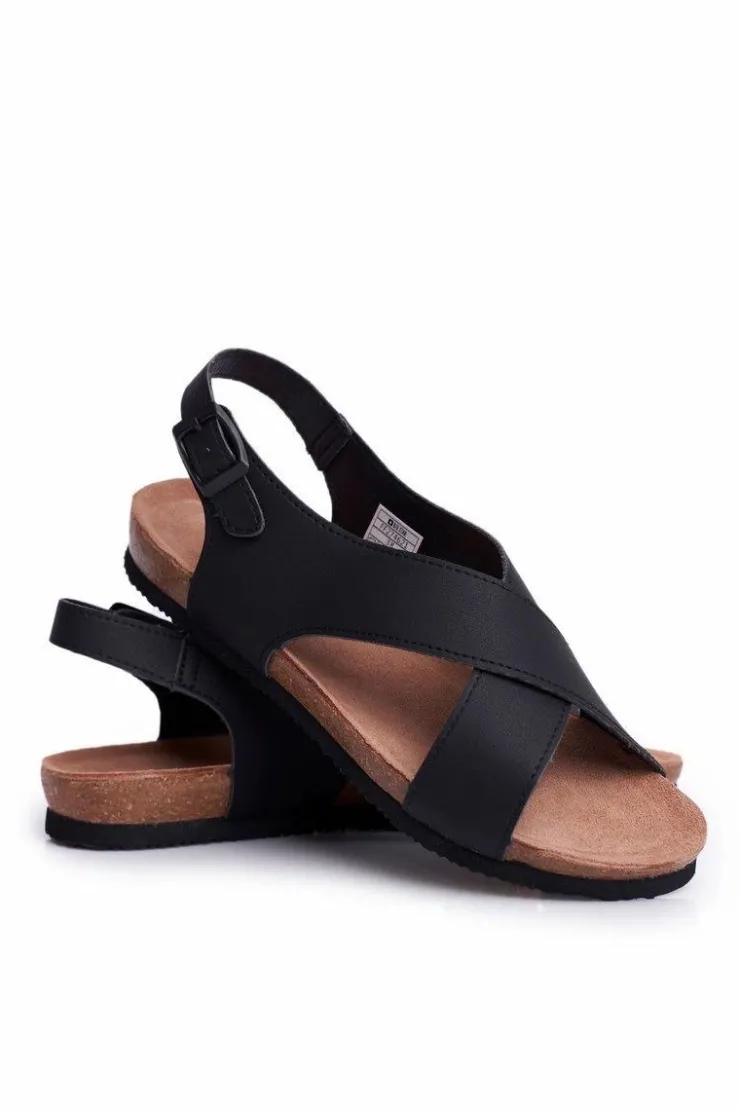 Discount Big Star Shoes Sandały Damskie Big Star Czarne FF274621