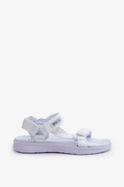 Best Big Star Shoes Sandały Damskie Big Star FF274A603 Białe Biały