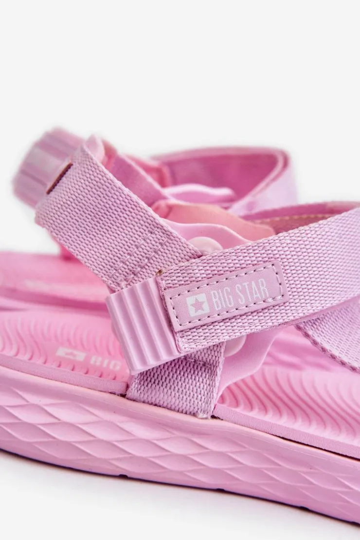 Damskie Big Star Shoes Sandały Damskie Big Star LL274A100 Różowe