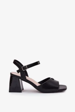 Buty damskie Vinceza Sandały Na Słupku|Sandały Na Obcasie*Sandały Damskie Na Słupku Vinceza 62235 Czarne Czarny