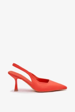 Boto Sandały Na Obcasie|Czółenka Klasyczne*Sandały Damskie Na Szpilce Pomarańczowe Lunira