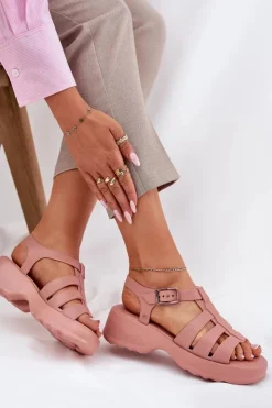 Damskie ZAXY Sandały Damskie Pachnące RR285116 Brudny Róż