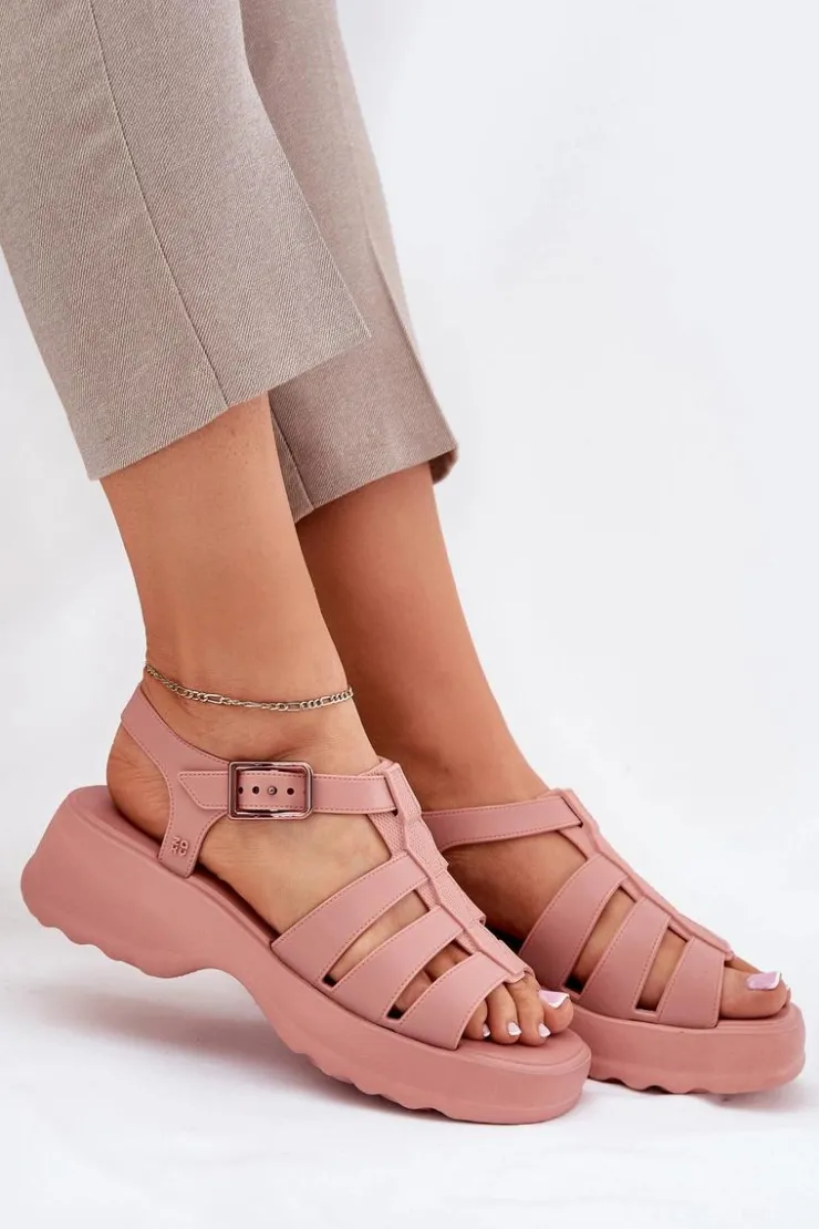 Damskie ZAXY Sandały Damskie Pachnące RR285116 Brudny Róż