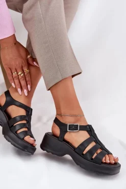 Damskie ZAXY Sandały Damskie Pachnące RR285117 Czarne