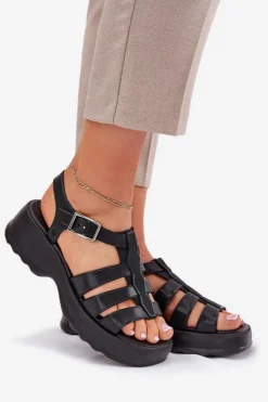 Damskie ZAXY Sandały Damskie Pachnące RR285117 Czarne
