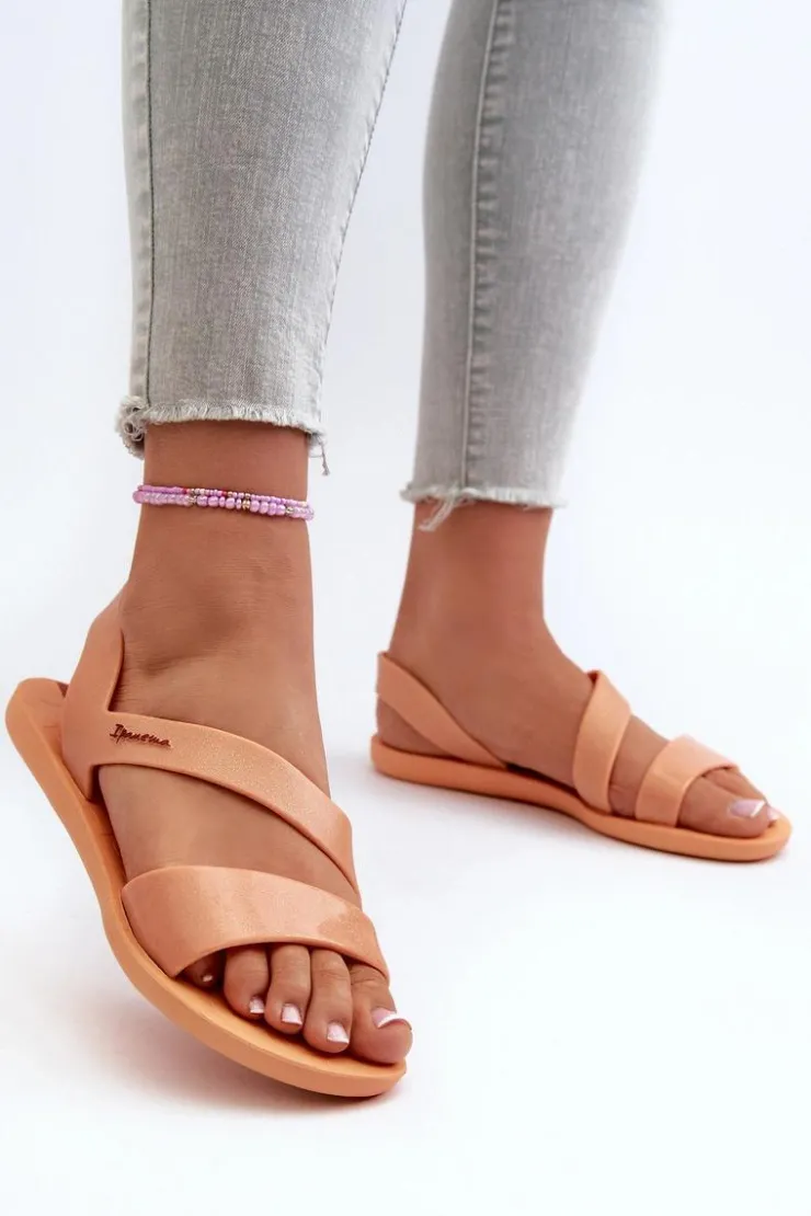 Ipanema Sandały Gumowe|Sandały Płaskie*Sandały Damskie Z Brokatem 82429 Vibe Sandal Fem Pomarańczowe