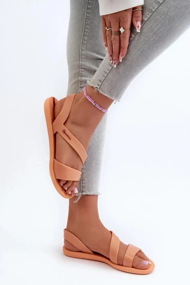 Ipanema Sandały Gumowe|Sandały Płaskie*Sandały Damskie Z Brokatem 82429 Vibe Sandal Fem Pomarańczowe