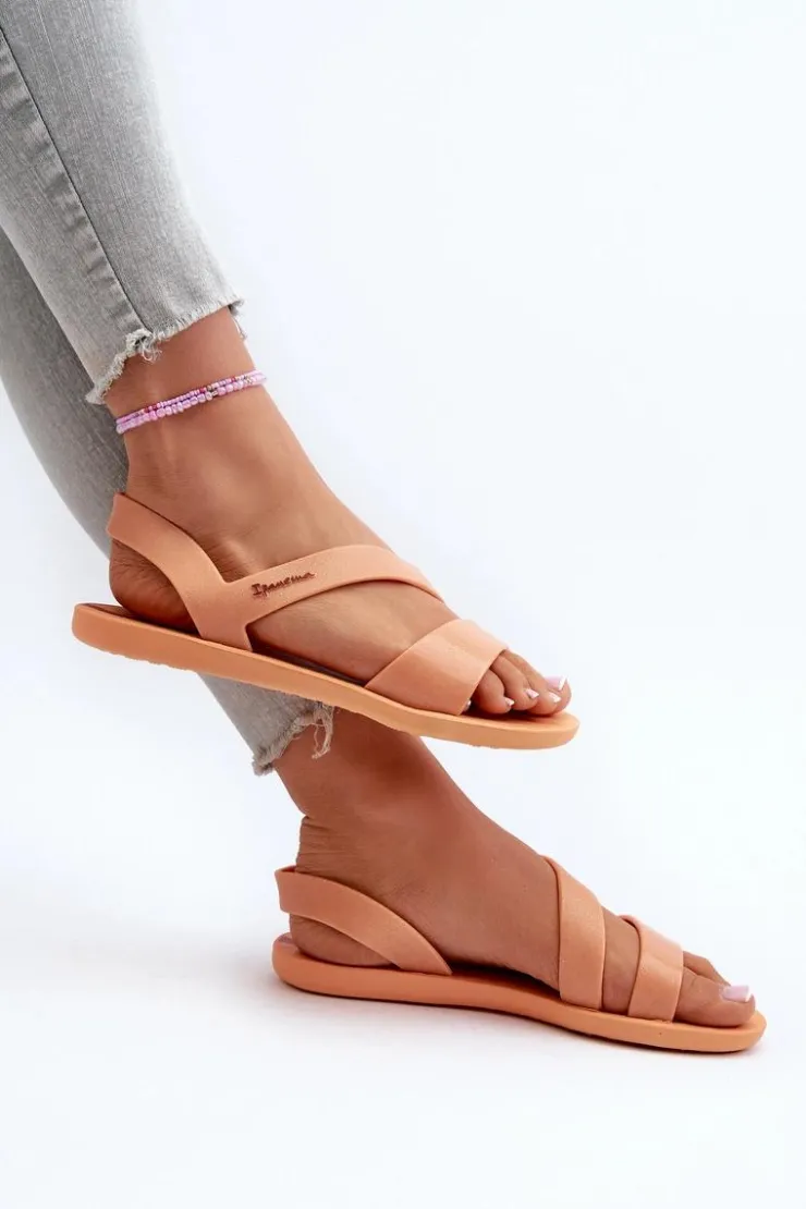 Ipanema Sandały Gumowe|Sandały Płaskie*Sandały Damskie Z Brokatem 82429 Vibe Sandal Fem Pomarańczowe