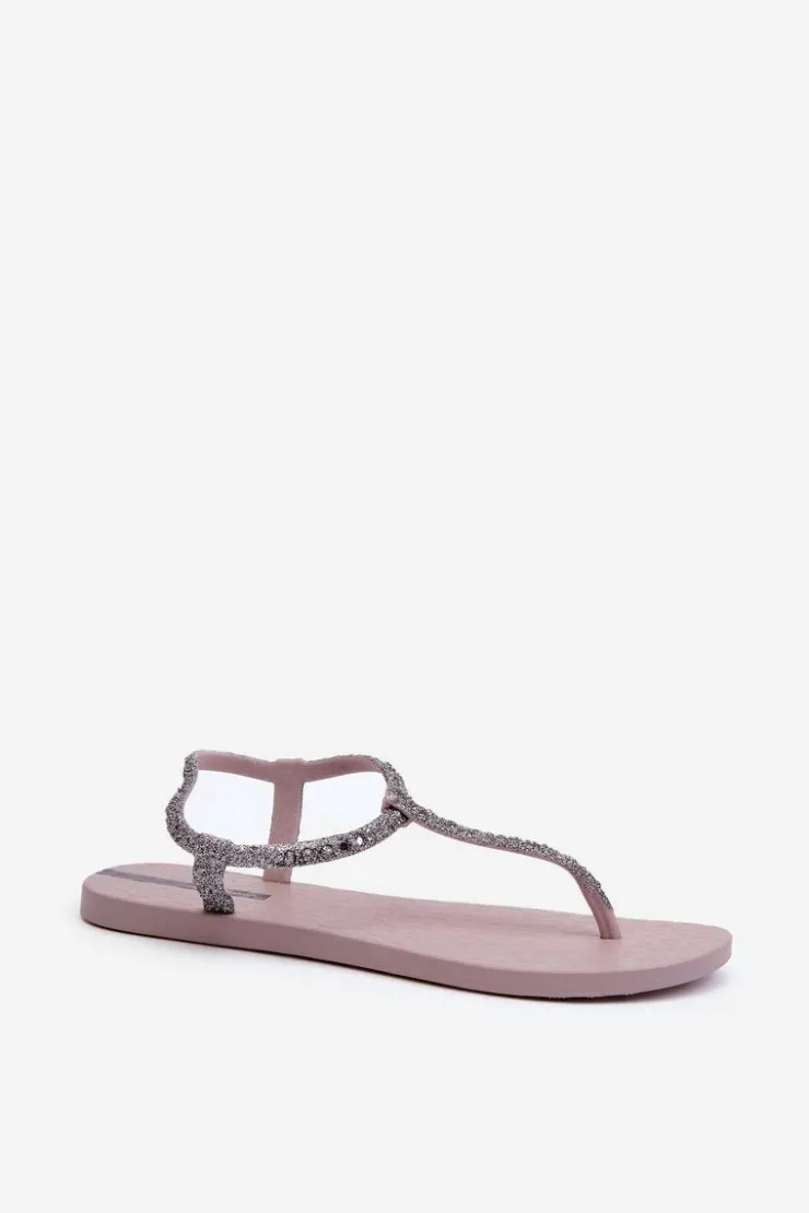 Hot Ipanema Sandały Japonki Z Brokatem Damskie 26914 Class Brilha Fem Jasnofioletowe