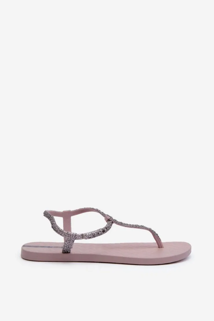 Hot Ipanema Sandały Japonki Z Brokatem Damskie 26914 Class Brilha Fem Jasnofioletowe