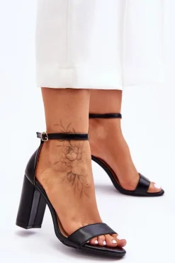 Boto Sandały Na Obcasie*Sandały Na Obcasie Czarne Individual