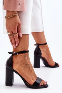 Boto Sandały Na Obcasie*Sandały Na Obcasie Czarne Individual