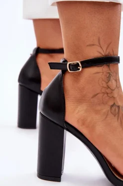 Boto Sandały Na Obcasie*Sandały Na Obcasie Czarne Individual