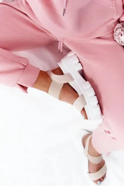 Boto Sandały Gumowe|Sandały Płaskie*Sandały Na Platformie Beżowe Vagabond