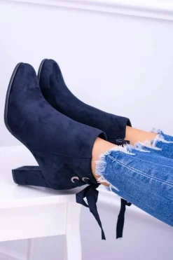 Buty Sergio Leone Botki Na Słupku|Brązowe I Beżowe Botki*Sergio Leone Granatowe Botki Na Słupku Zamsz Symfonia