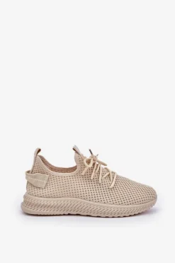 Damskie Boto Siateczkowe Wsuwane Buty Sportowe Damskie Beżowe Harice