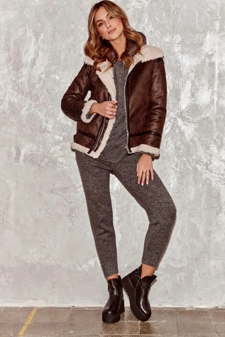 Damskie Zazoo Skórzane Botki Damskie Na Koturnie Platformie Z Paskami 1752 Czarne