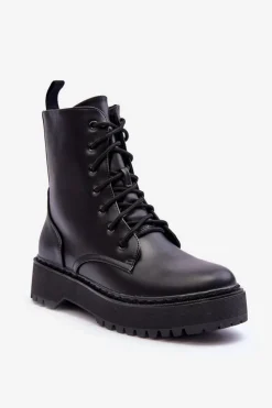 Boto Botki Sznurowane|Brązowe I Beżowe Botki*Skórzane Botki Workery Czarne Teflorna