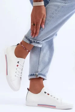 Evento Buty Sportowe Na Platformie|Sneakersy Damskie*Skórzane Buty Sportowe Damskie Białe Mossaia