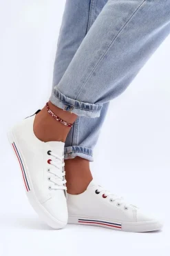 Evento Buty Sportowe Na Platformie|Sneakersy Damskie*Skórzane Buty Sportowe Damskie Białe Mossaia