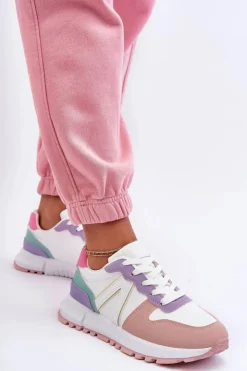 Damskie Boto Skórzane Damskie Buty Sportowe Wielokolorowe Kabama