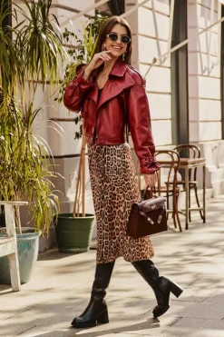 Damskie buty S.Barski Kozaki Ocieplane|Kozaki Na Słupku*Skórzane Eleganckie Kozaki Do Kolana Na Obcasie Słupku Ocieplane D&A CR42-118 Czarne