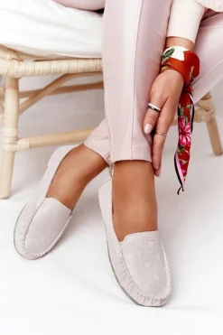 Sale Evento Skórzane Mokasyny RIO FLORE Eco-Friendly Beżowe