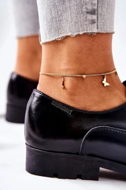 Sale Monnari Skórzane Półbuty M73/1 Czarne