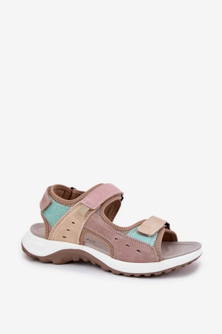 Damskie Buty damskie Vinceza Skórzane Sandały Damskie Sportowe McKeylor 95347 Beżowe