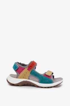 Best Buty damskie Vinceza Skórzane Sandały Damskie Sportowe McKeylor 95347 Multikolor Wielokolorowy