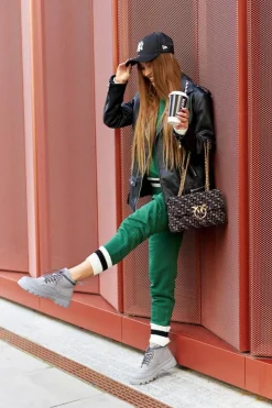 Best Big Star Shoes Skórzane Trapery Botki Big Star II274365 Szare