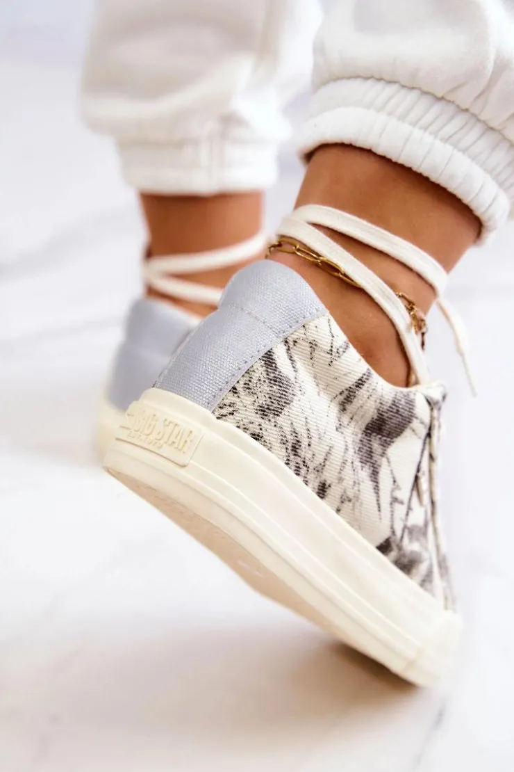 Clearance Big Star Shoes Sneakersy Buty Sportowe Big Star JJ274541 Jasnobeżowe