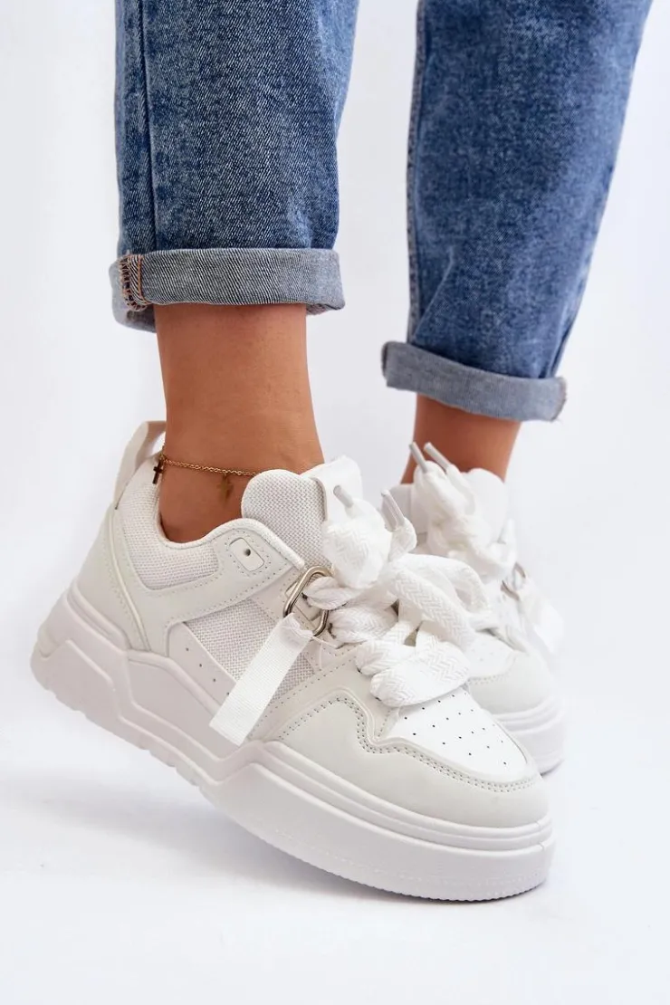 Boto Buty Sportowe Na Platformie|Sneakersy Damskie*Sneakersy Buty Sportowe Damskie Białe Neatisa