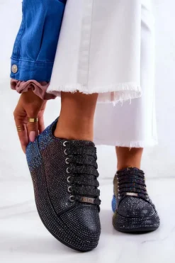 Outlet GOE Sneakersy Buty Sportowe Dżety JJ2N4050 Czarne