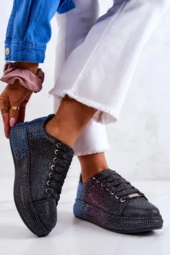 Outlet GOE Sneakersy Buty Sportowe Dżety JJ2N4050 Czarne