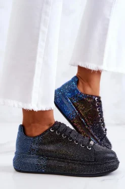 Outlet GOE Sneakersy Buty Sportowe Dżety JJ2N4050 Czarne