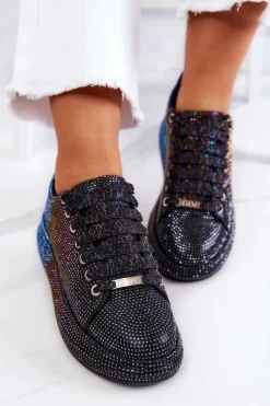 Outlet GOE Sneakersy Buty Sportowe Dżety JJ2N4050 Czarne