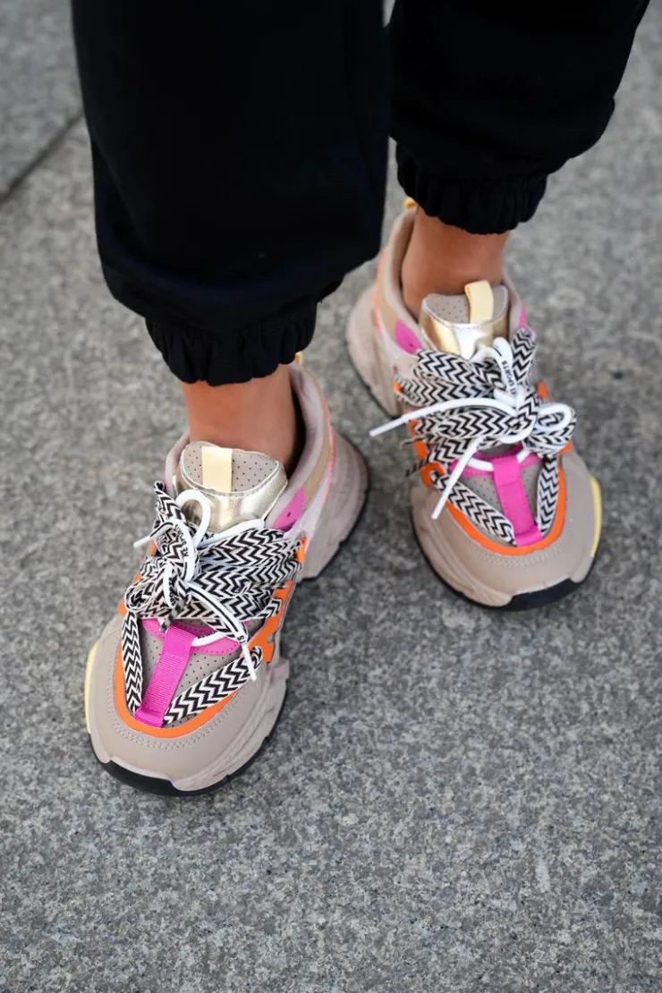 Damskie Boto Sneakersy Buty Sportowe Damskie Z Podwójnym Sznurowaniem Khaki Efobell