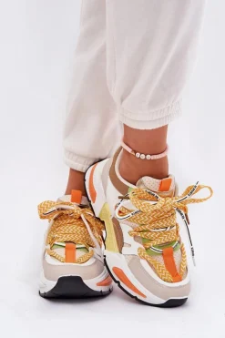 Boto Buty Sportowe Na Platformie|Sneakersy Damskie*Sneakersy Buty Sportowe Damskie Z Podwójnym Sznurowaniem Multikolor Efobell
