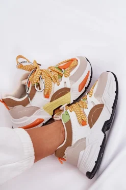 Boto Buty Sportowe Na Platformie|Sneakersy Damskie*Sneakersy Buty Sportowe Damskie Z Podwójnym Sznurowaniem Multikolor Efobell