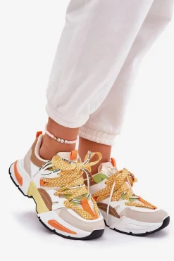 Boto Buty Sportowe Na Platformie|Sneakersy Damskie*Sneakersy Buty Sportowe Damskie Z Podwójnym Sznurowaniem Multikolor Efobell